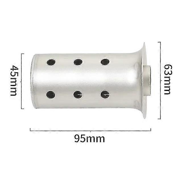 unique pipe51mm 60mm 63mm Universal Motorcycle Escape Systems Silencer Muffler Link Pipe Enhance DB Killer Eliminate Reduce Noise