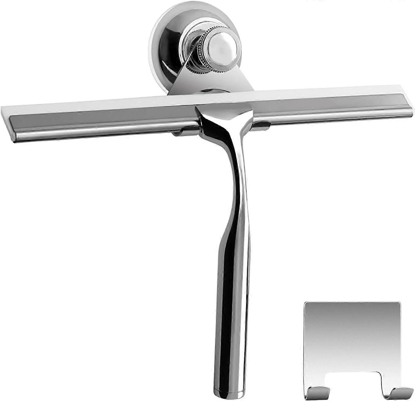 Tergipavimento per doccia in vetro Tergipavimento per acqua per uso domestico in acciaio inossidabile 35 x 17 cm Tergipavimento per la pulizia per il bagno