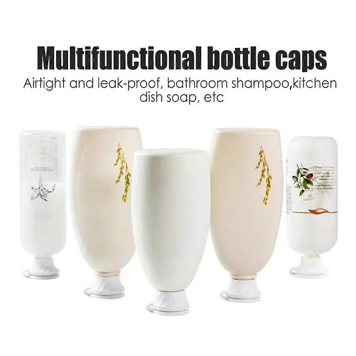 Inverted Bottle Lid Inverted Household Bottle Emptying Lid 6PCS Portable Bottle Lid Set No Waste Bo