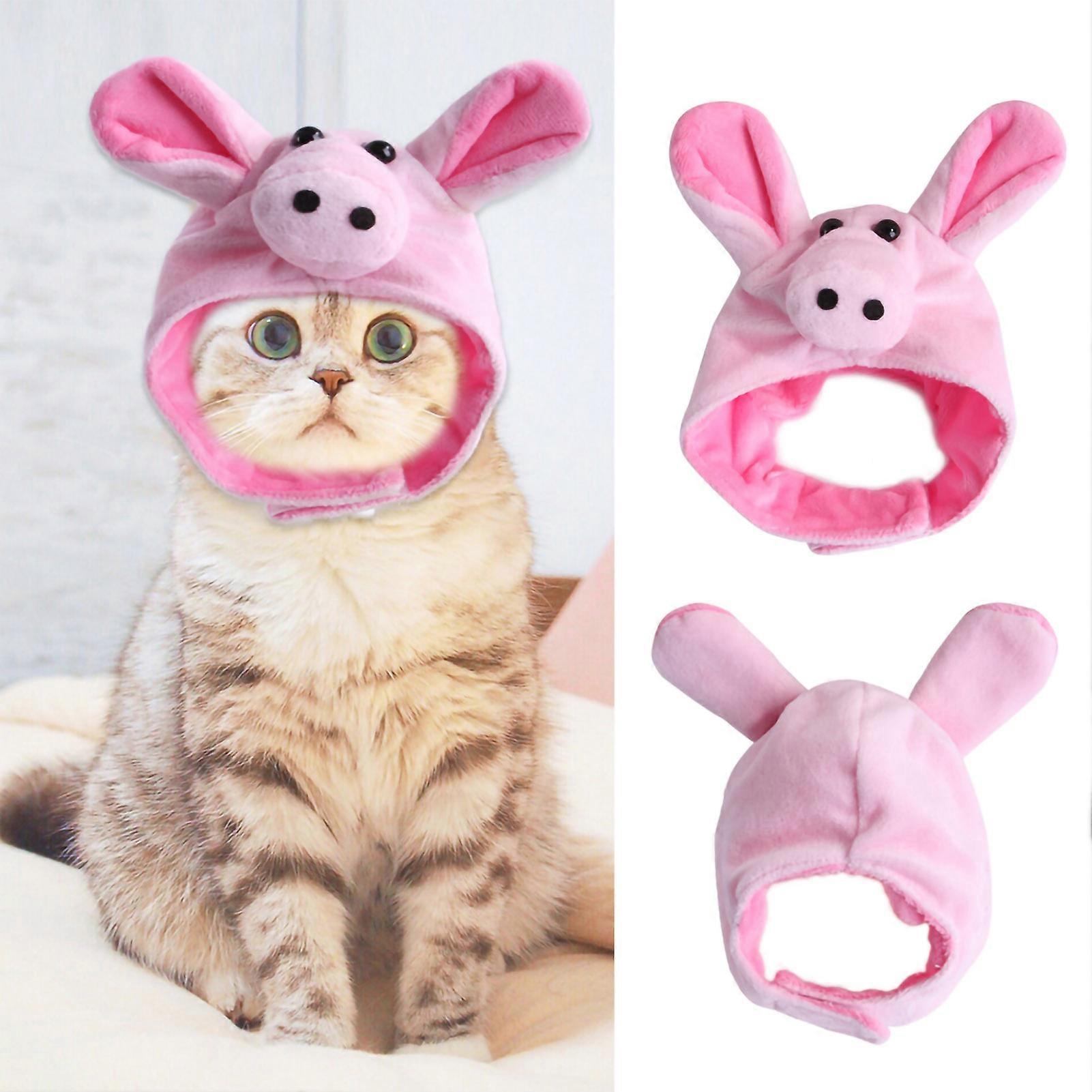 Pet Hat Light Weight Polyester Soft Comfortable Portable Cute Cat Cap for Cats Dogs
