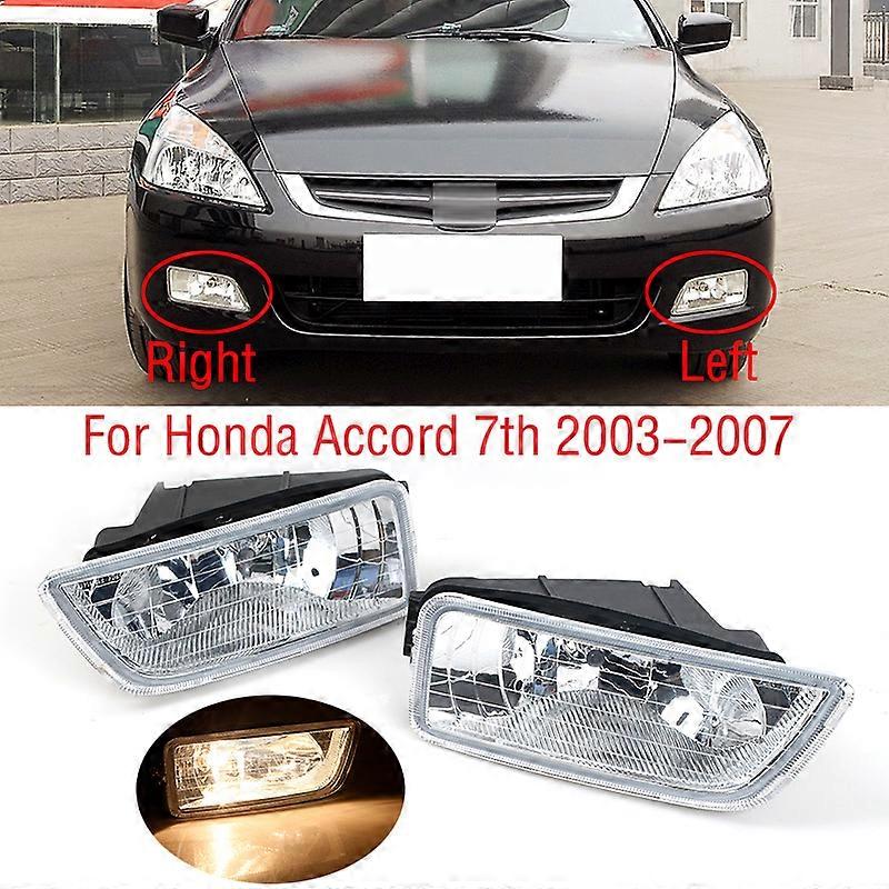 Foglight Foglamp For Honda Accord 7th 2003 2004 2005 2006 2007 Car Front Bumper Fog Light Daytime Driving Lamp with Bulb