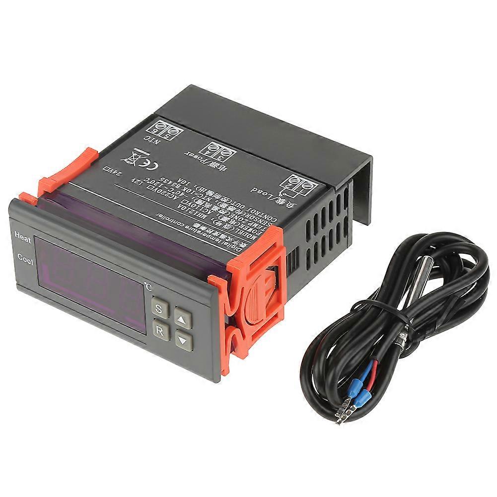 MH1210A Mini Digital LED Thermostat Temperature Controller with Sensor Probe (DC12V) YEMAA