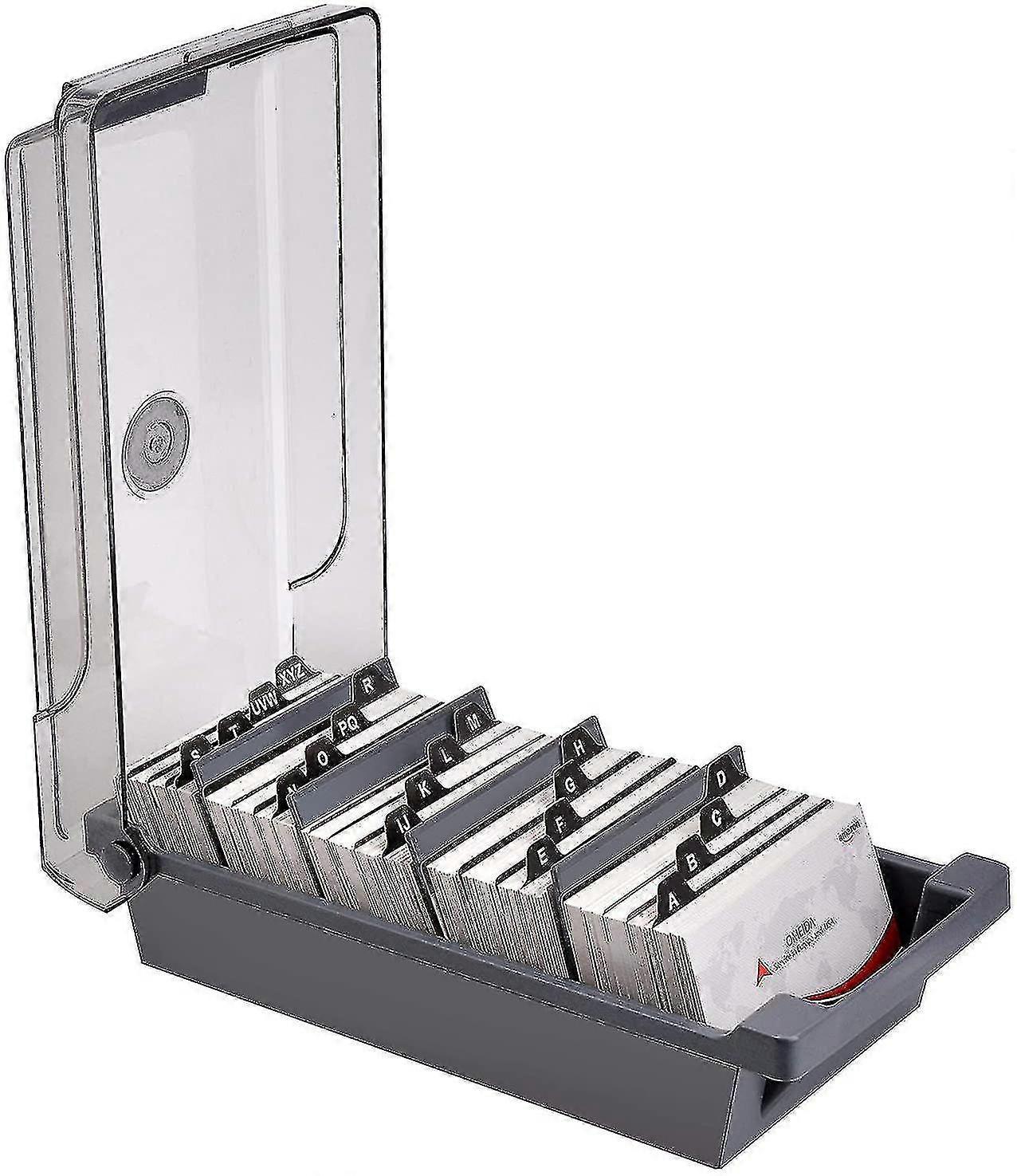 Can Hold 500 Cards, Business Card Case, Business Card Storage Box, Record Box-mxbc