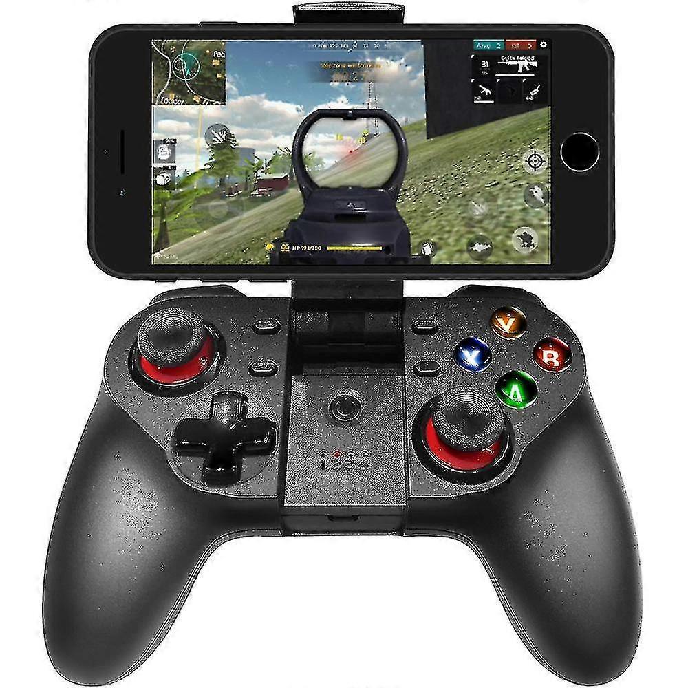 Upgraded Mobile Game Controller, Wireless Bluetooth Gamepad Joystick Multimedia Game Controller Compatible With Ios Android Perf