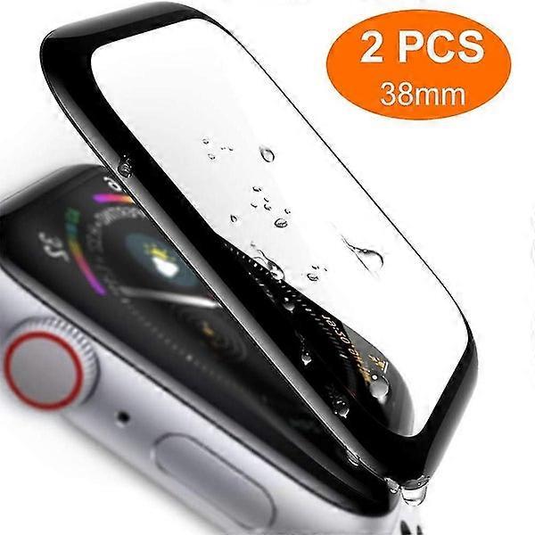 2-Pack Compatible iWatch Tempered Glass Screen Protector