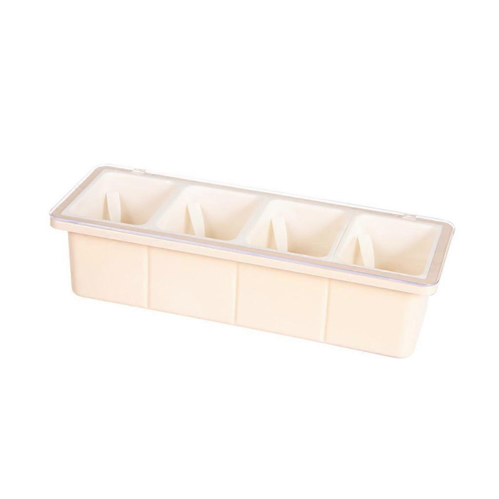 Seasoning Rack Spice Pots Box Storage Container Condiment Jar Kitchen Tool