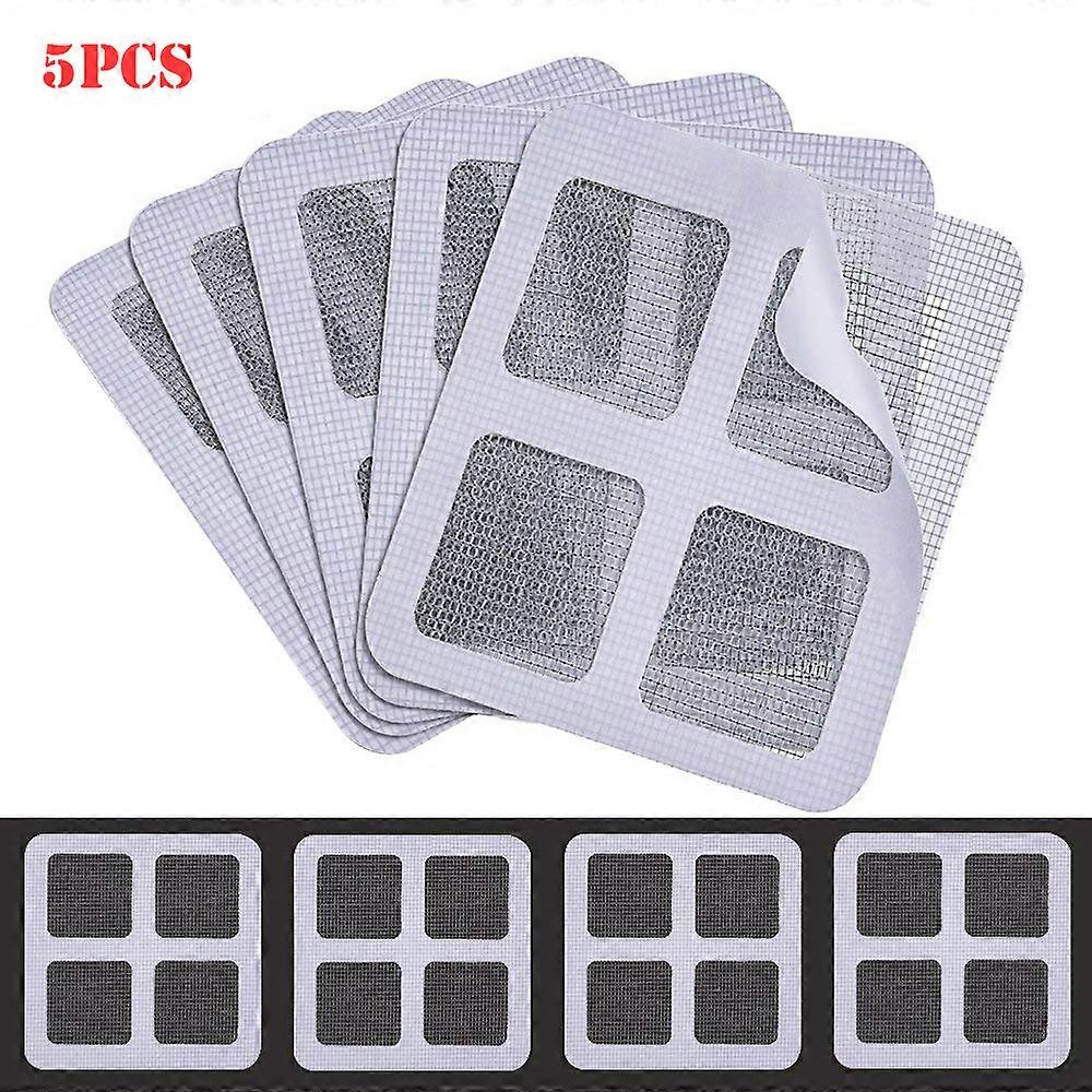 5 Pack Window and Door Screen Repair Patch Adhesive Repair Kit