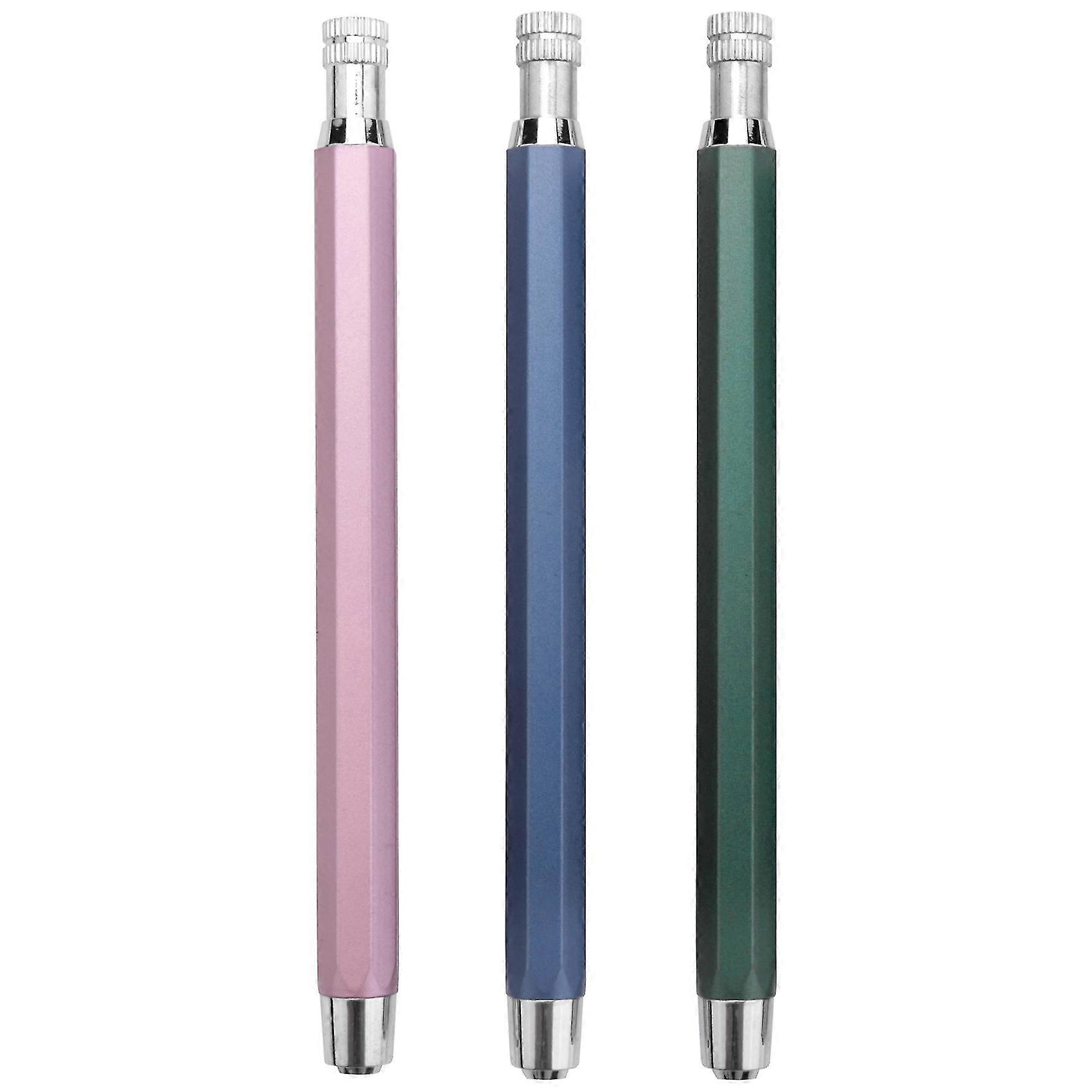 3 Pcs 5.6 Mm Mechanical Pencils Sketch Up Automatic Mechanical Graphite Pencil For Draft Drawing Woo
