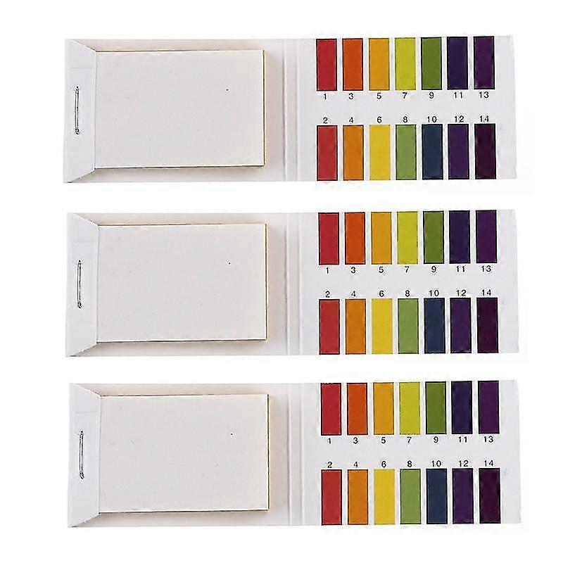 3pcs Ph Indicator Litmus Paper Tester Convenient Alkaline Acid Indicator