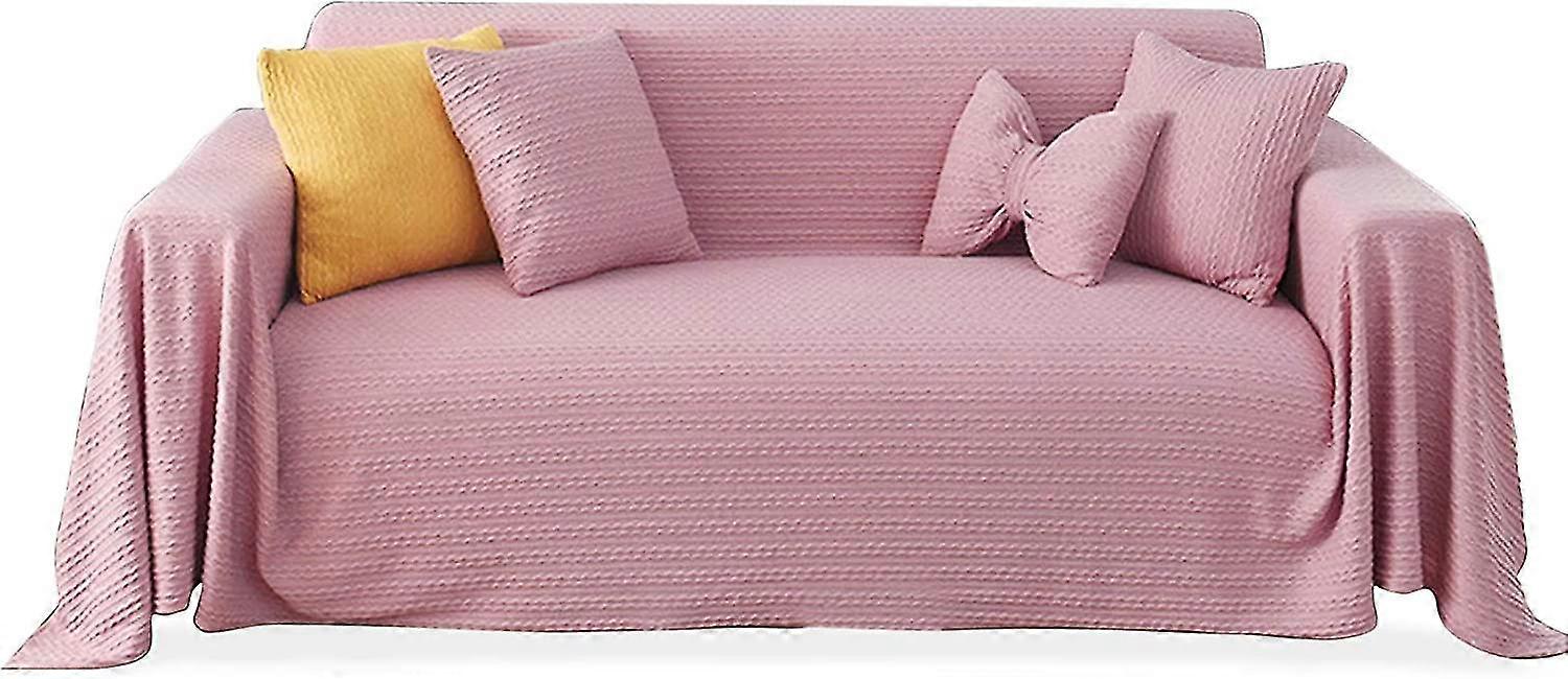 Sofa Throw Pillow Soft Comfortable Sheet Air Conditioning Nap Blanket