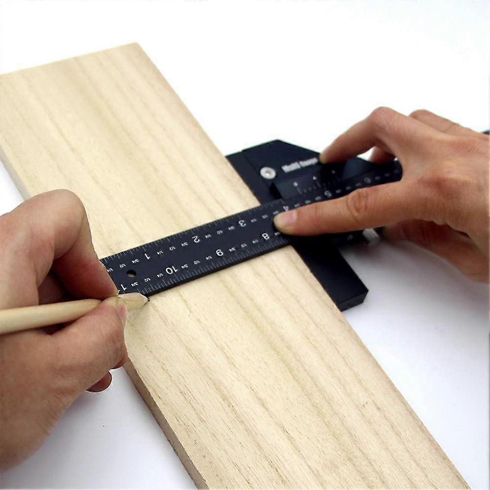 High Accuracy Durable Multifunction Practical Multi Gauge Carpentry Vernier Caliper Measuring Tool Woodworking Ruler Home.