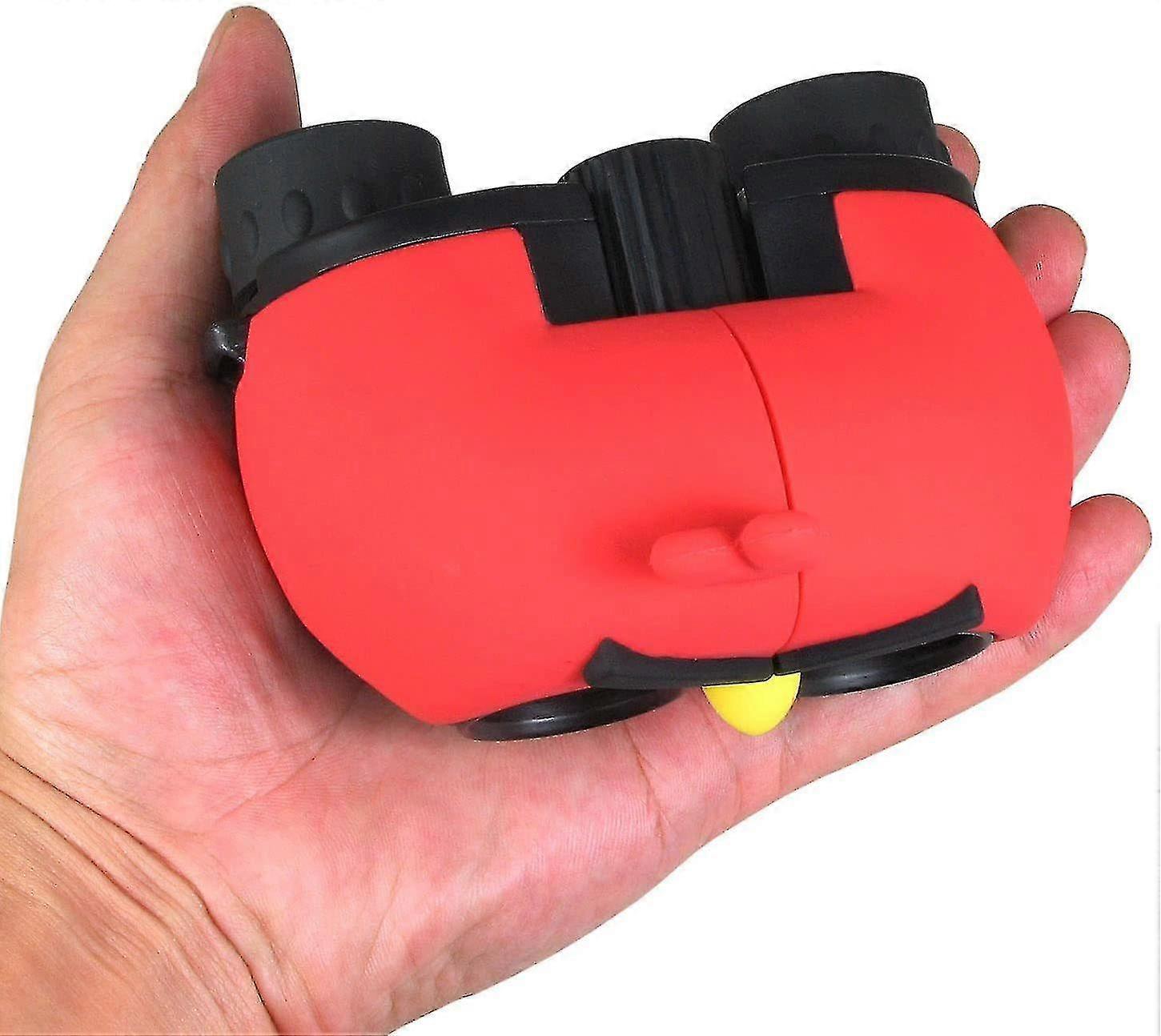 Crazy Bird Binoculars For Kid Adults Clear Weak Light Vision,red