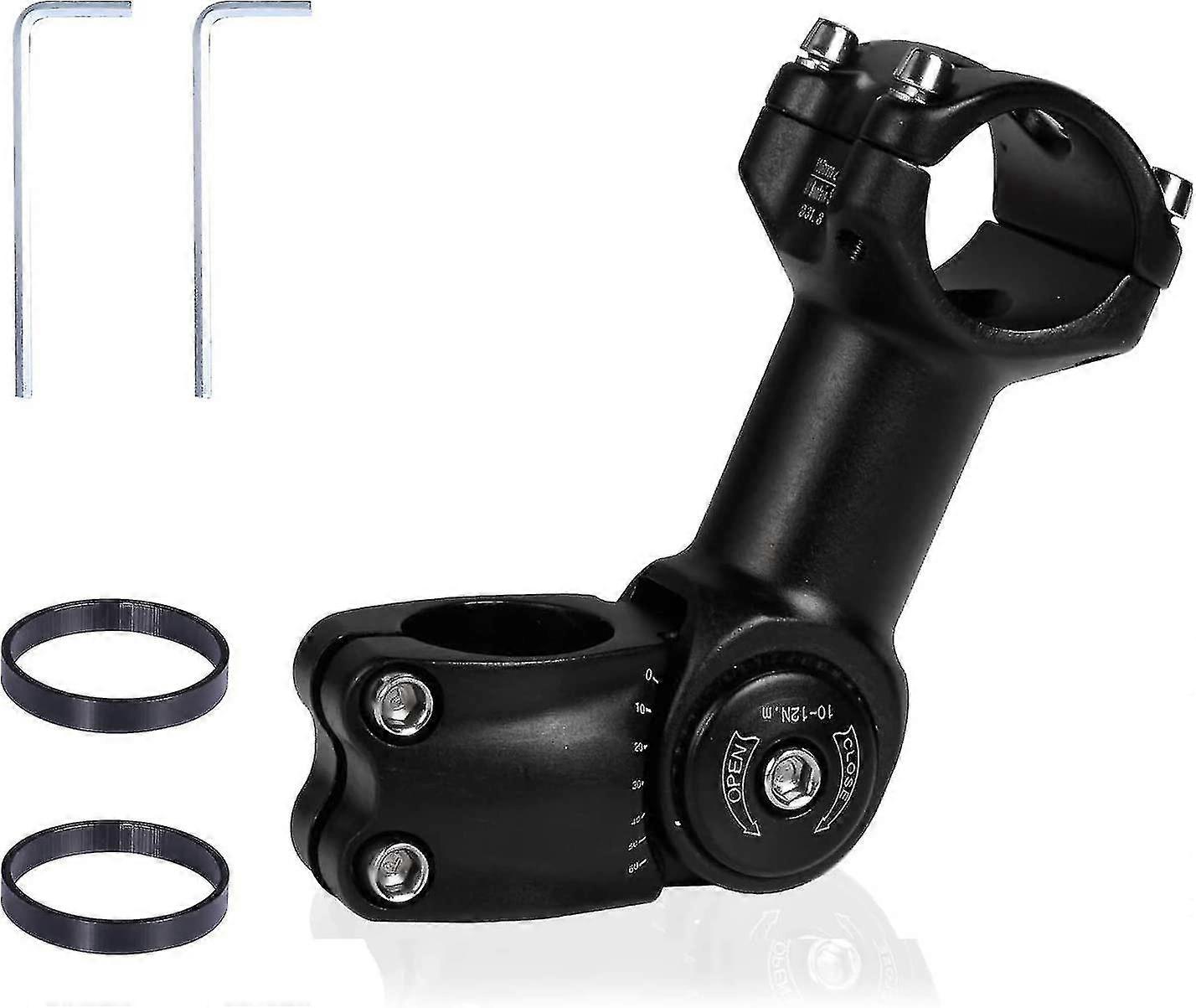 Adjustable Mtb Stem Handlebar Riser 60 Adjustable Bicycle Stem Mtb Bike Fork 1-1 / 8 "
