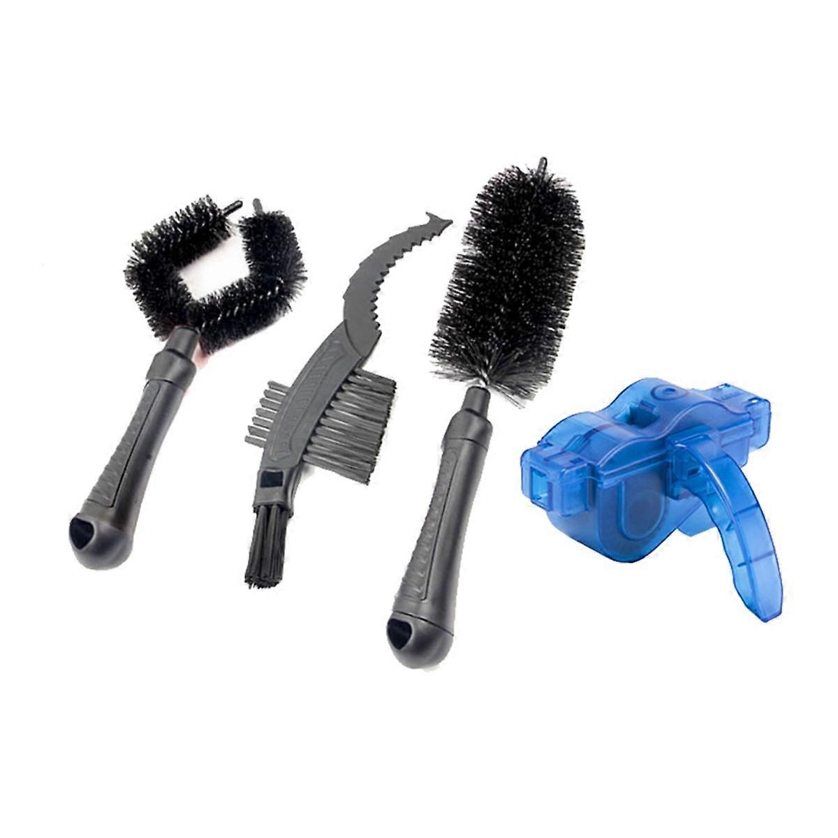 Bicycle Brush Bicycle Flywheel Cleaning Tool Set Cleaning Set Black