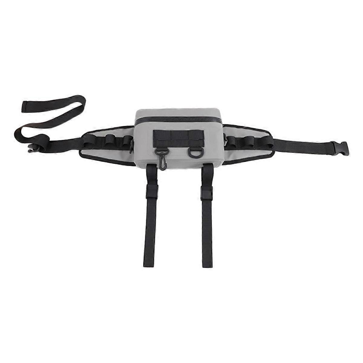 Wild Camping Waist Pouch,-Capacity Lure Bag,Multi-Functional Fishing Rod Bag,Waterproof Fishing Fan