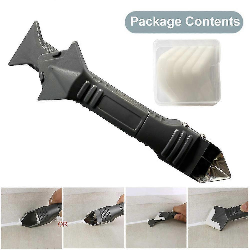 Sealant Remover Tool Kit Scraper Caulking Mould Removal 3 In 1 Portable For Home