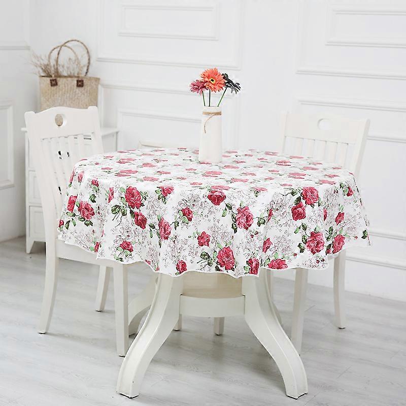 Round Tablecloth Grey Polyester Round Table Cloth Wipe Clean 180Cm Wrinkle Free And Stain Resistant Circle Table Cloth