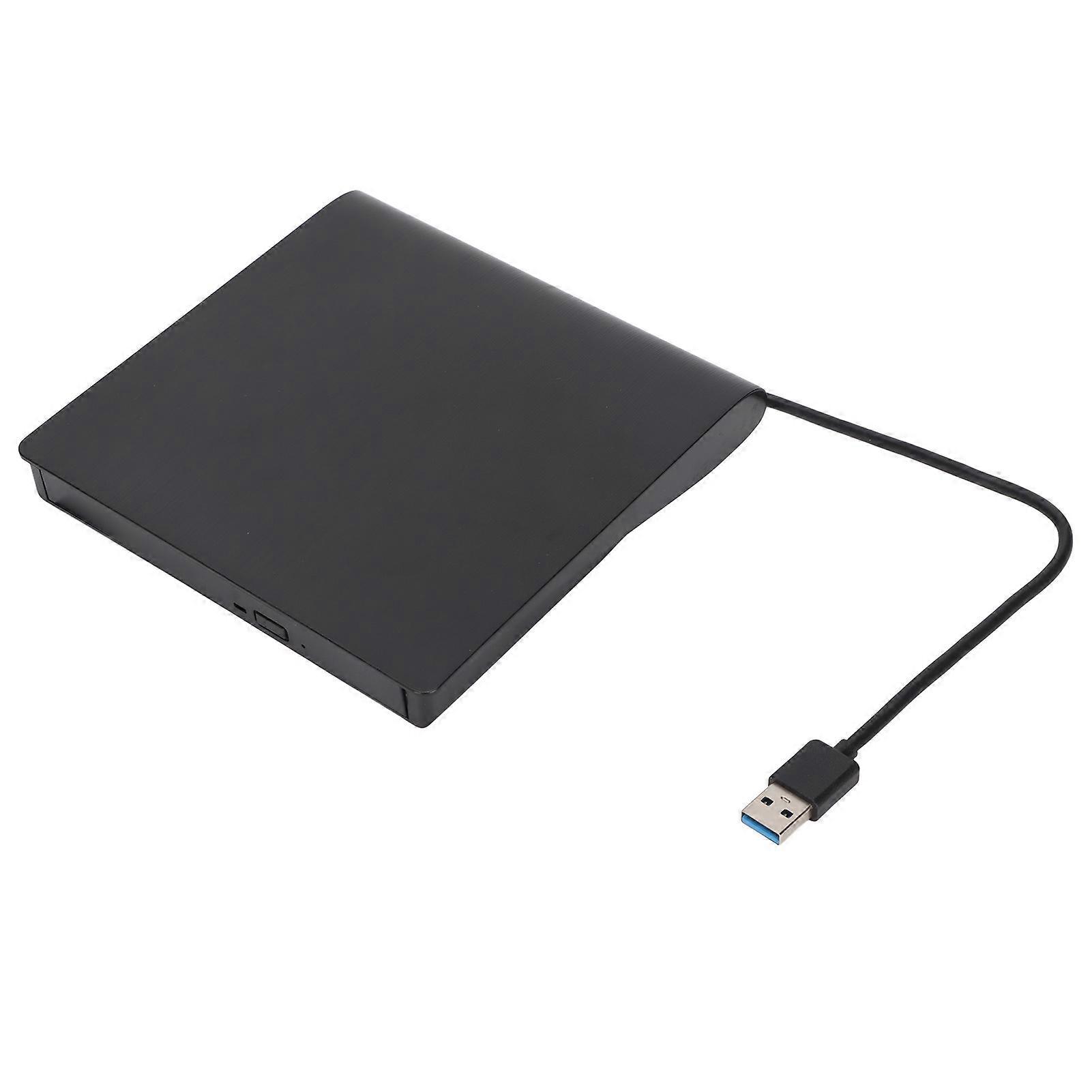 External DVD Drive Black USB 3.0 Interface Stable Reliable Low Noise Horizontal Self Supporting Operation CD Writer