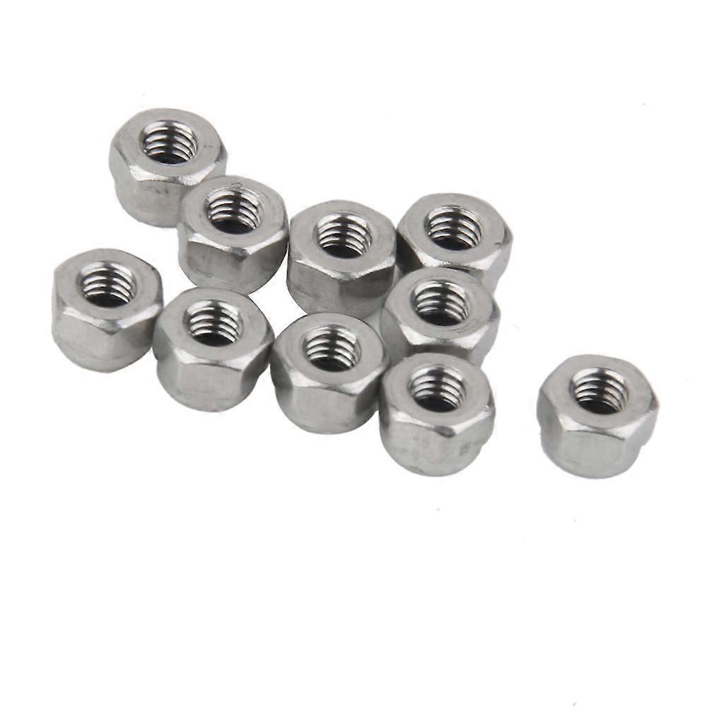 2x 10 Pieces M3 A2 Stainless Steel Nuts Suitable for Metric Screws