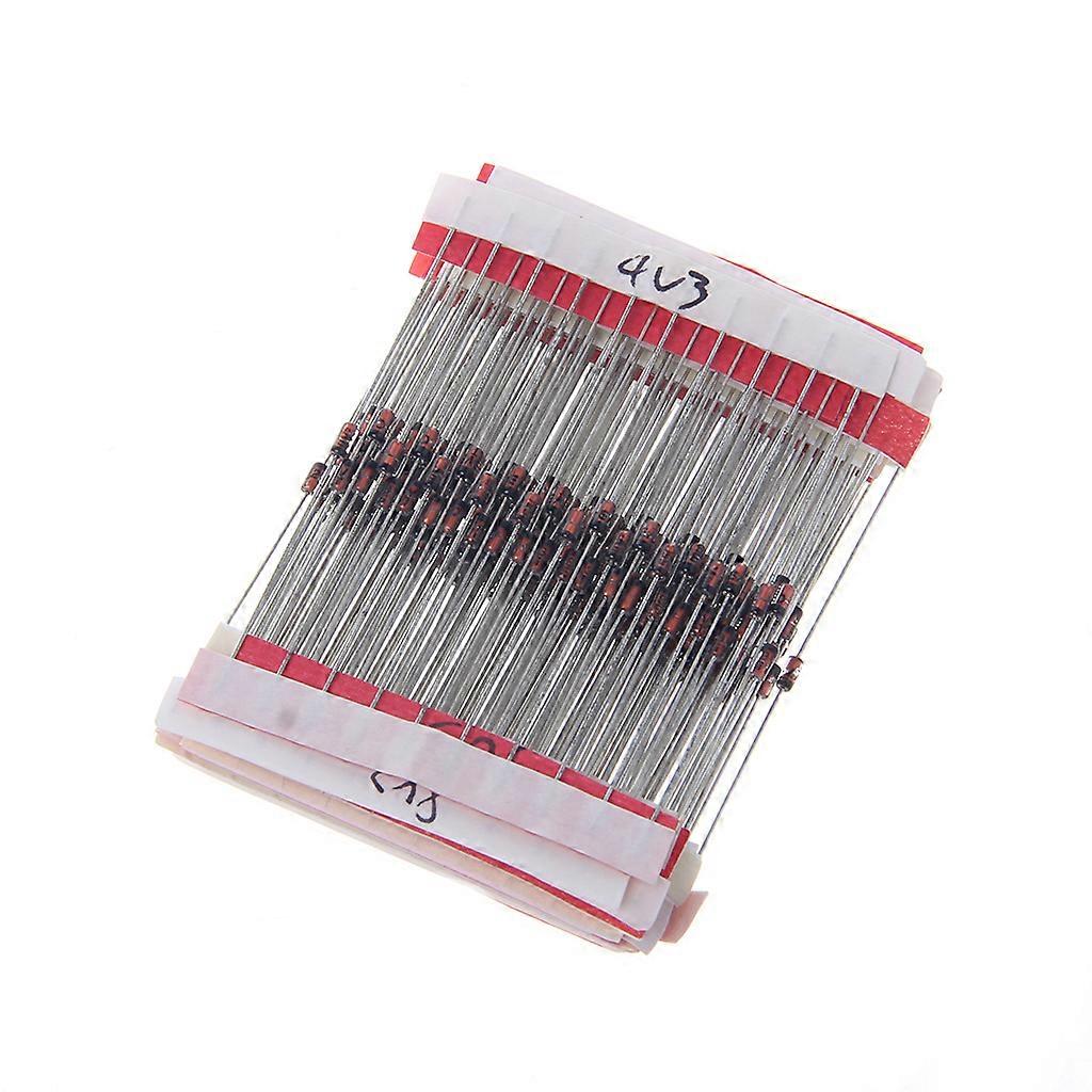270 Pcs 2.4V-33V 27 Values 1/2W 0.5W Zener Diode Assorted Kit