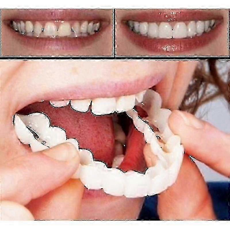Barsinfi Pol A Pair Upper Lower Denture Instant Smile Comfort