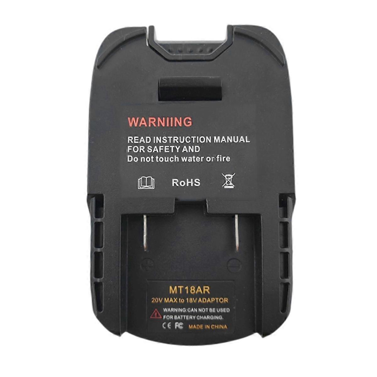 MT18AR Battery Adapter for 18V/20V Li-Ion Battery to for / 18V/20V Power Tool Accessories Converter
