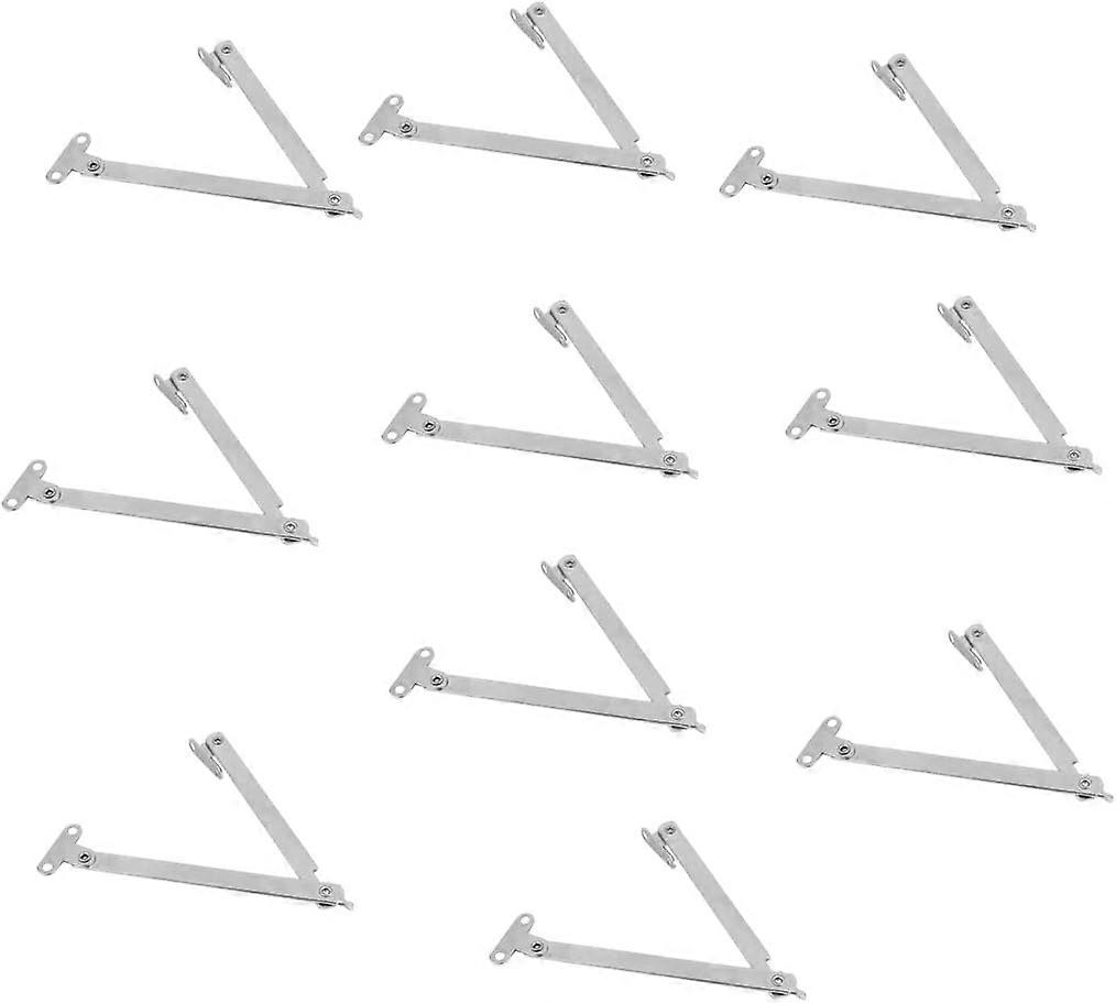 10pcs Cabinet Folding Hinge Damper Hinge Drop Down Door Support Rod