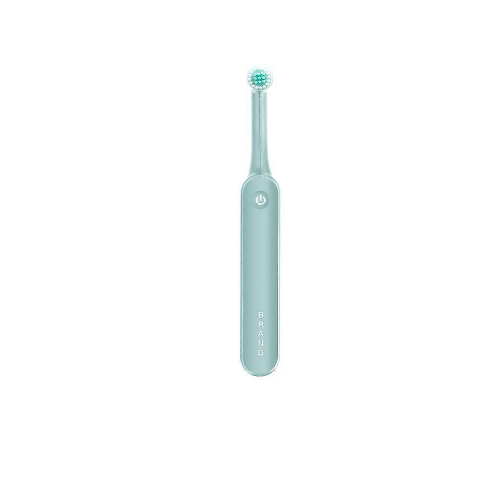 New Rotating Electric Toothbrush For Adults Home Use Waterproof Soft Bristle Vibrating Tooth Cleaning.green