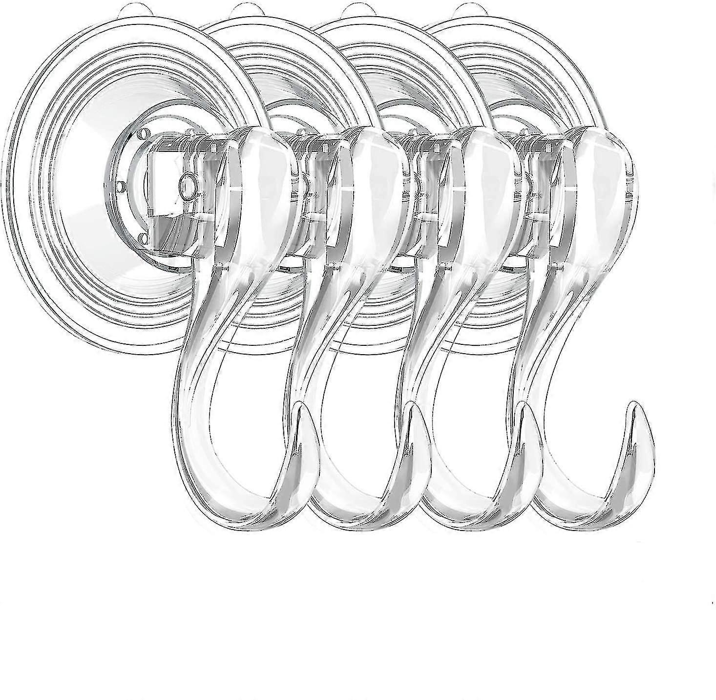 Suction Hooks, Clear Reusable Heavy Duty Vacuum Suction   Hooks