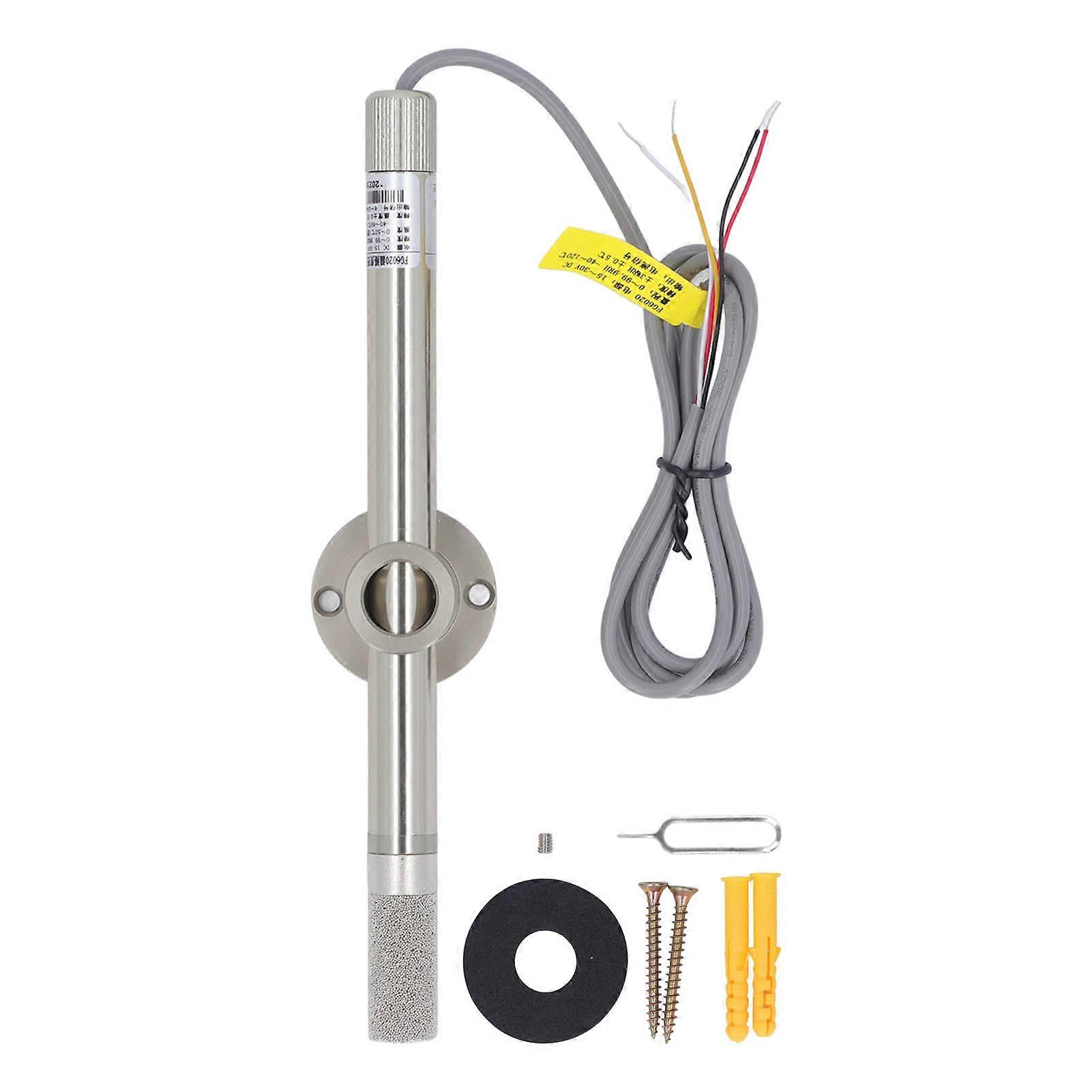Temperature Humidity Sensor 4?20mA Output IP68 Waterproof 15?30V DC Transmitter Sensor Probe