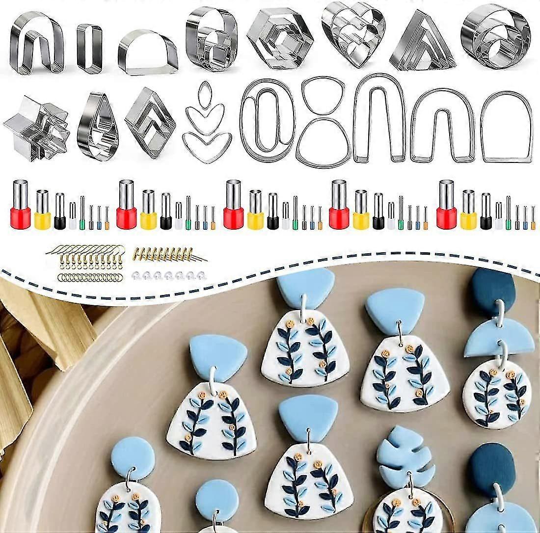 Polymer Clay Cutters Set, 36 Shapes Stainless