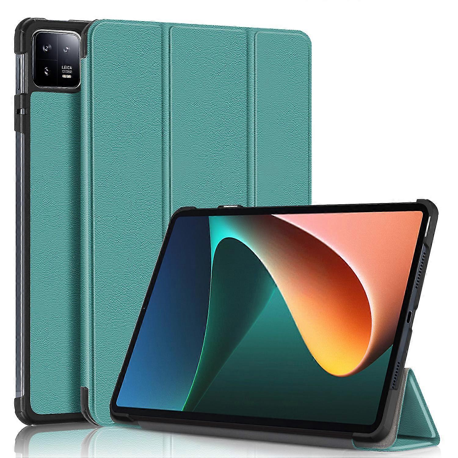 Xiaomi Pad 6 Tri-fold Stativ Tablettfodral - Magnetiskt Smart Pu Läder Foliofodral