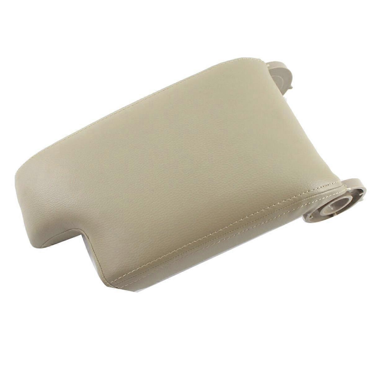 Complete Center Armrest Cover Console Lid Beige for E46 98-06 Fiber Leather