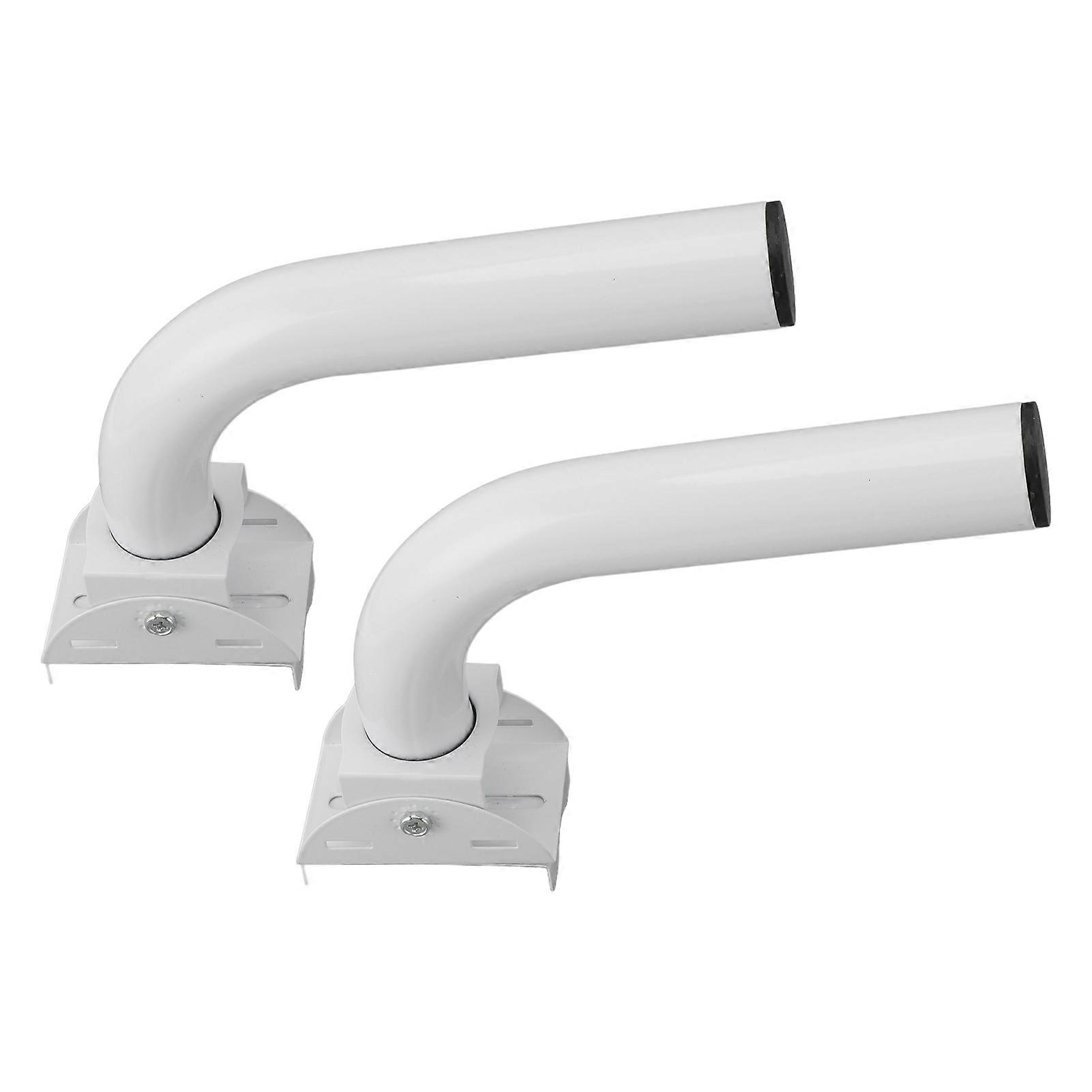 2pcs Antenna Mount for Starlink Heavy Duty Stainless Steel Adjustable Roof Mount Pole Bracket Set for Home