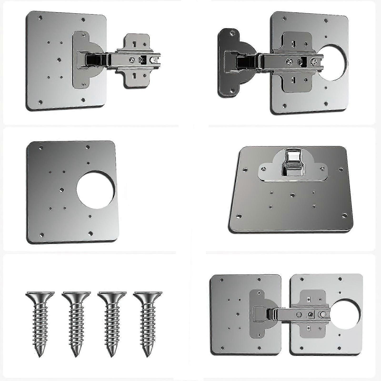 Hinge Repair Plate For Cabinet Furniture Drawer Window Stainless Steel Plate Repair Accessory