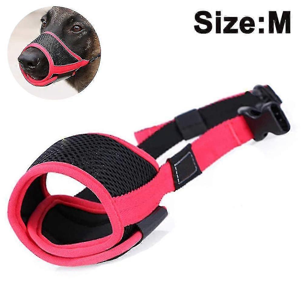Dog Muzzle Nylon Soft Muzzle Anti-biting Barking Secure Mesh Breathable