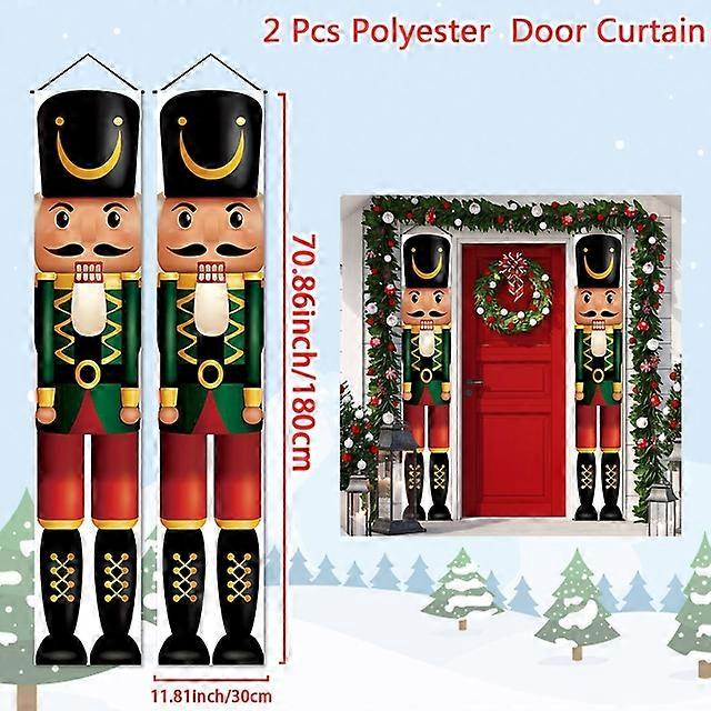 Christmas Santa Claus Hanging Banner Merry Christmas Decoration For Home 2023 Xmas Door Decor Navidad Noel Gifts New Year 2024