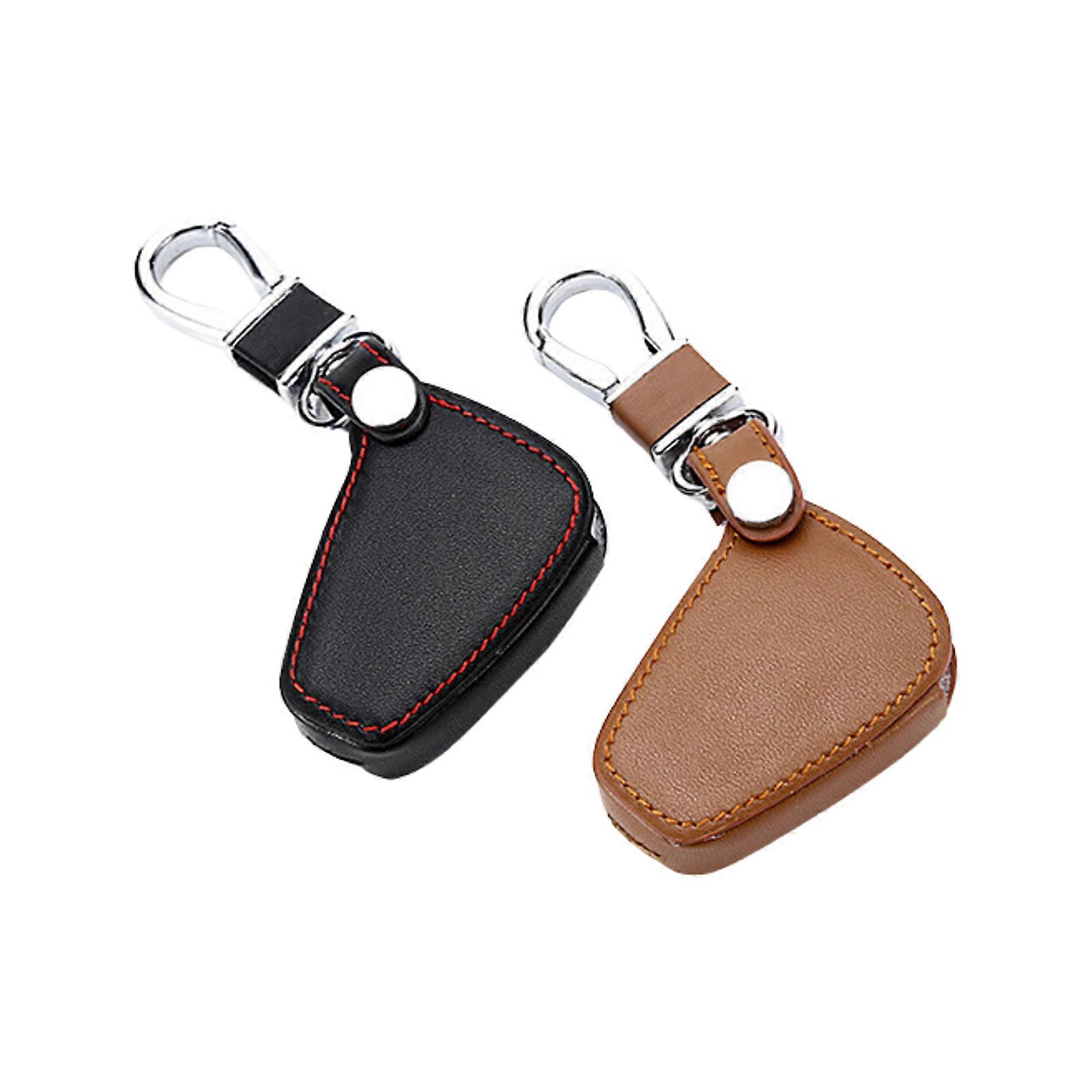 Universal Car Key Case Leather Car Key Chain Case Holder Key Fob Protector