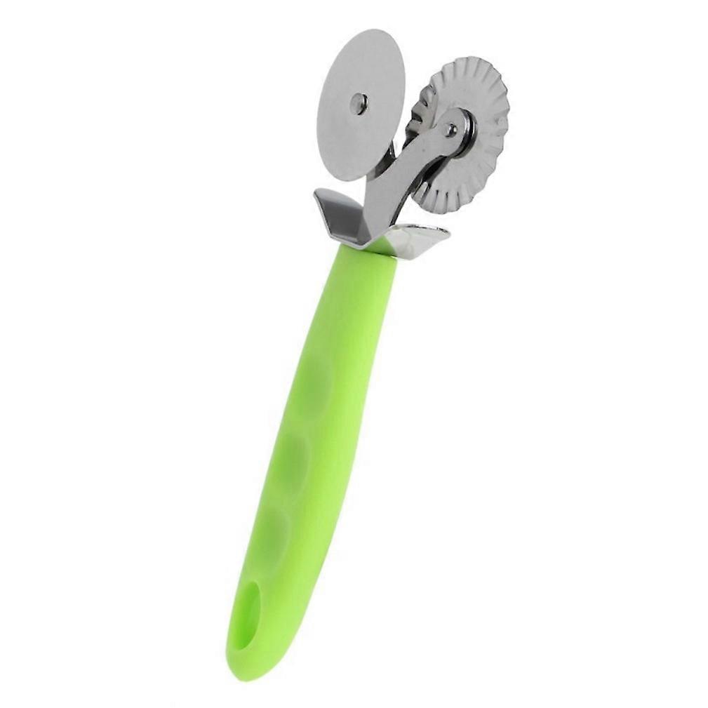 Stainless Steel Pizza Cutter Round Wheel Roller Pizza Cutter Round Hob Pastry Dough Tools New