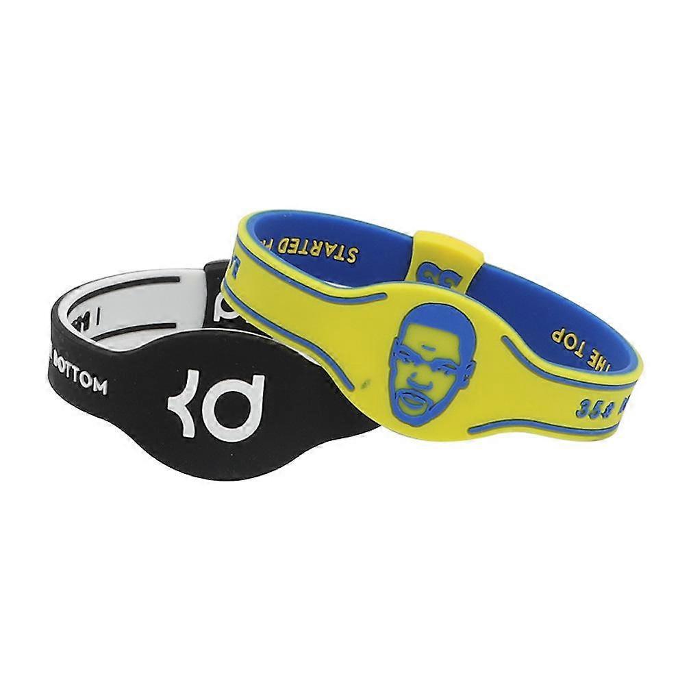 2pcs Durant 7 Signature Silicone Bracelet Adjustable