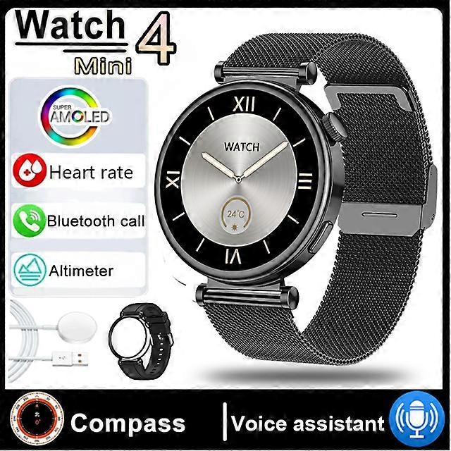 GT4 Mini inteligentny zegarek Dorosły ekran GPS Tracker Połączenie Bluetooth Moda Smartwatch Bezprzewodowa ładowarka do zegarka Huawei 2024