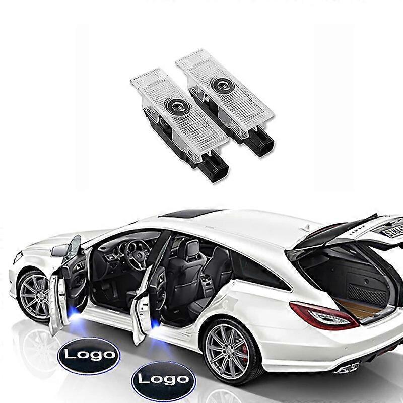 LED باب السيارة شعار ضوء ترحيب ضوء الليزر العارض شبح مصباح الظل لمازيراتي كواتروبورتيه جيبلي ملحقات ليفانتي إضاءة السيارات