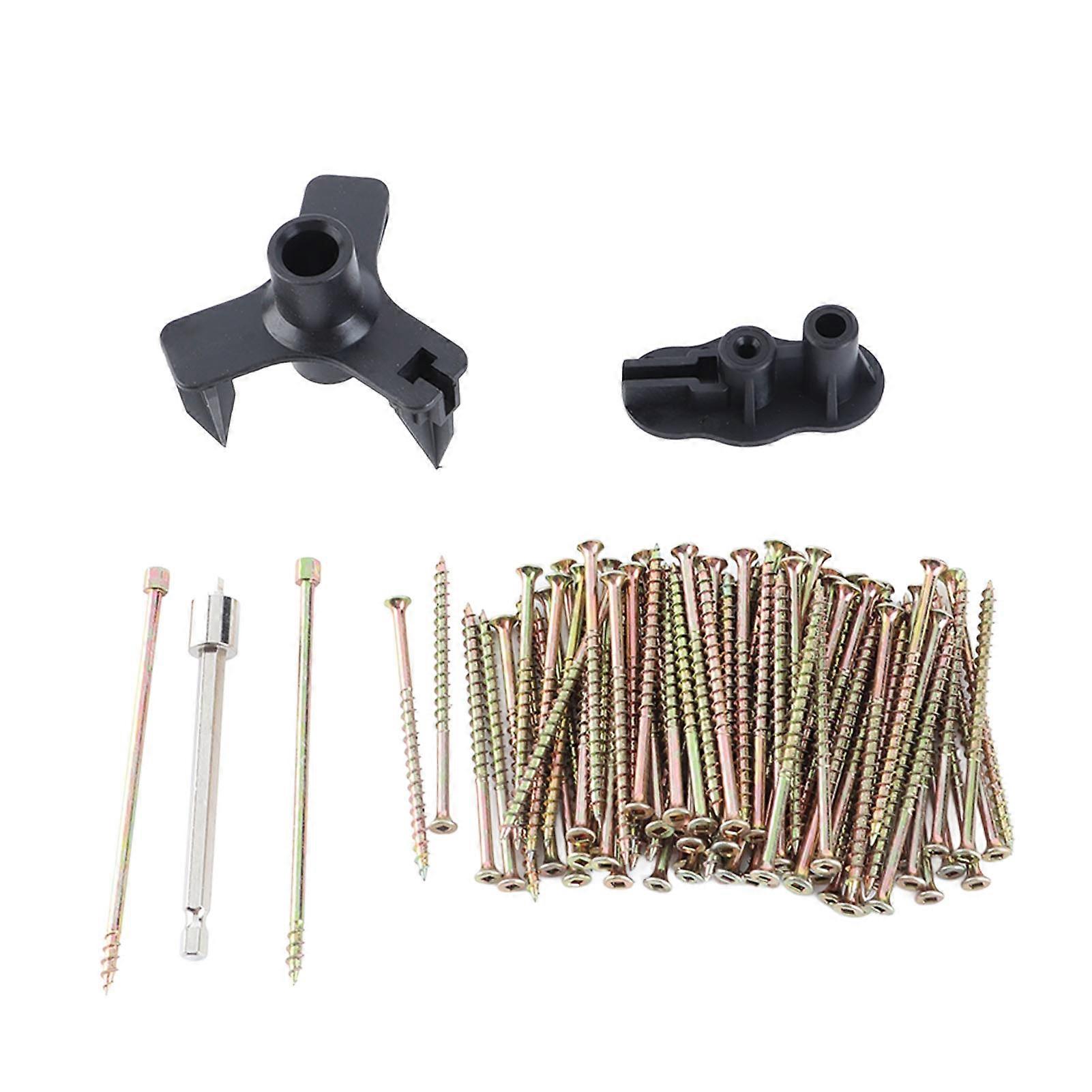 Floor Repair Kit Wood Under Carpet Squeak No More Woodworking Project Supplies with 5 Tools 50 Screws