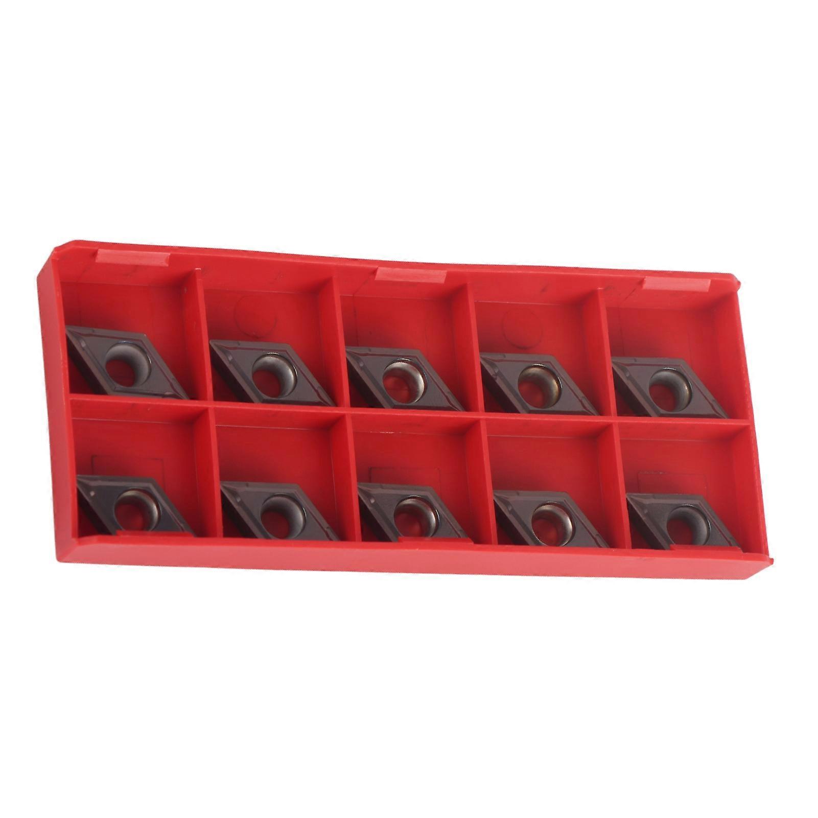 10Pcs/set CNC Carbide Tips Inserts Blade Cutter Lathe Turning Tool with Box