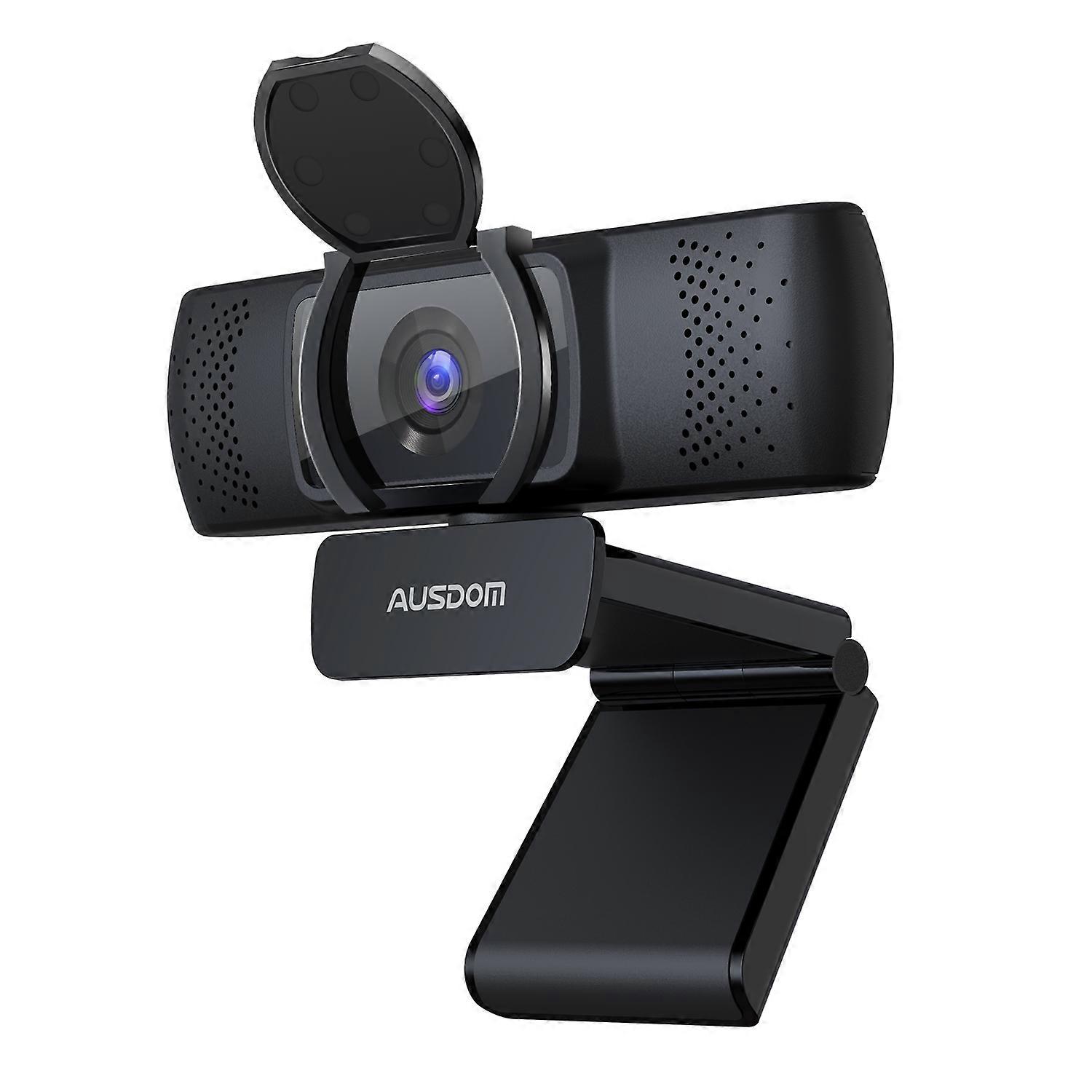 AOM 4K UHD AF640 Autofocus Webcam With Privacy Cover 90 Business Web Camera With Dual Noise Reduction Mics For Windows/Mac
