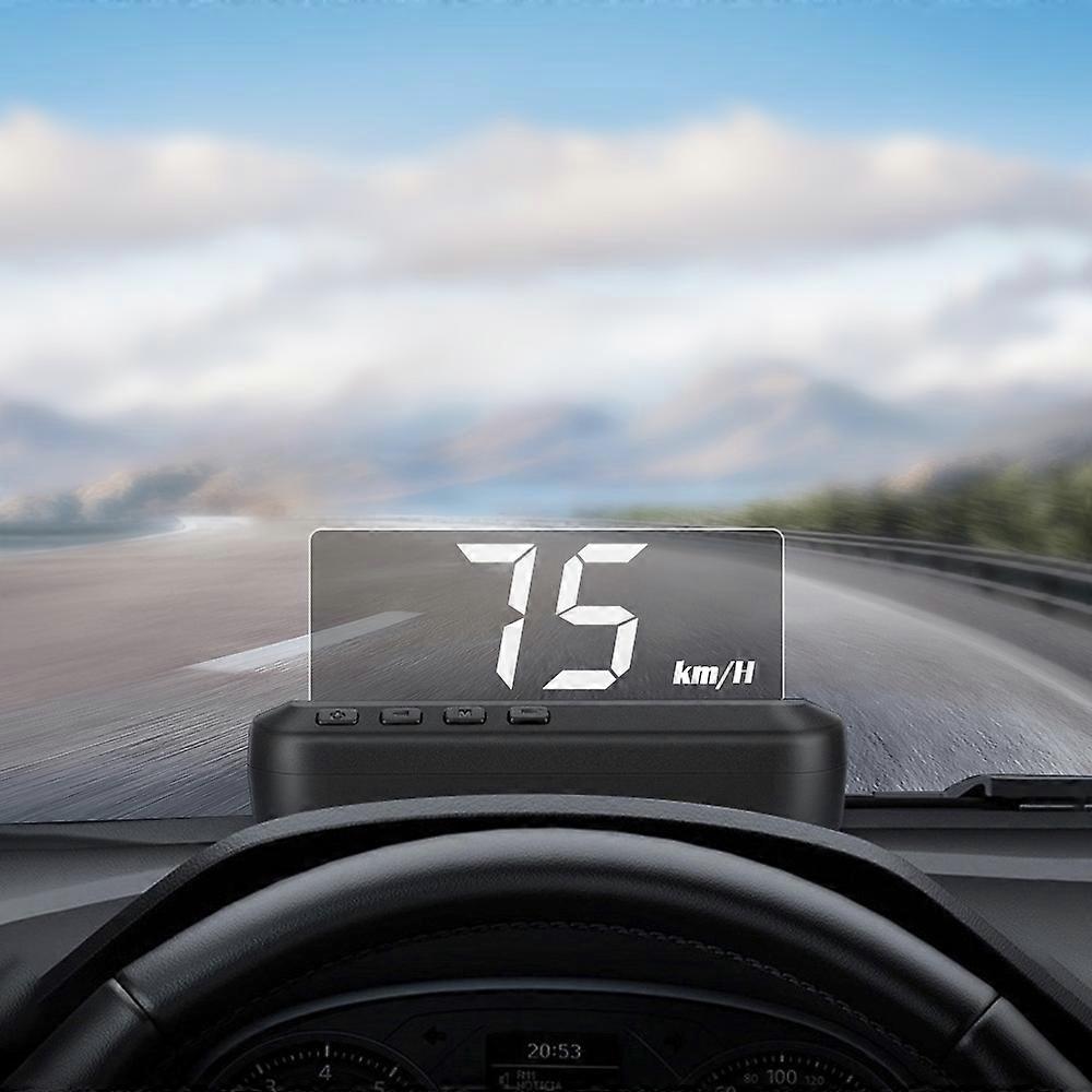 Car HUD C100-HUD OBD2 II EUOBD Overspeed Warning System Projector Windshield Auto Electronic Voltage Alarm Head Up Display