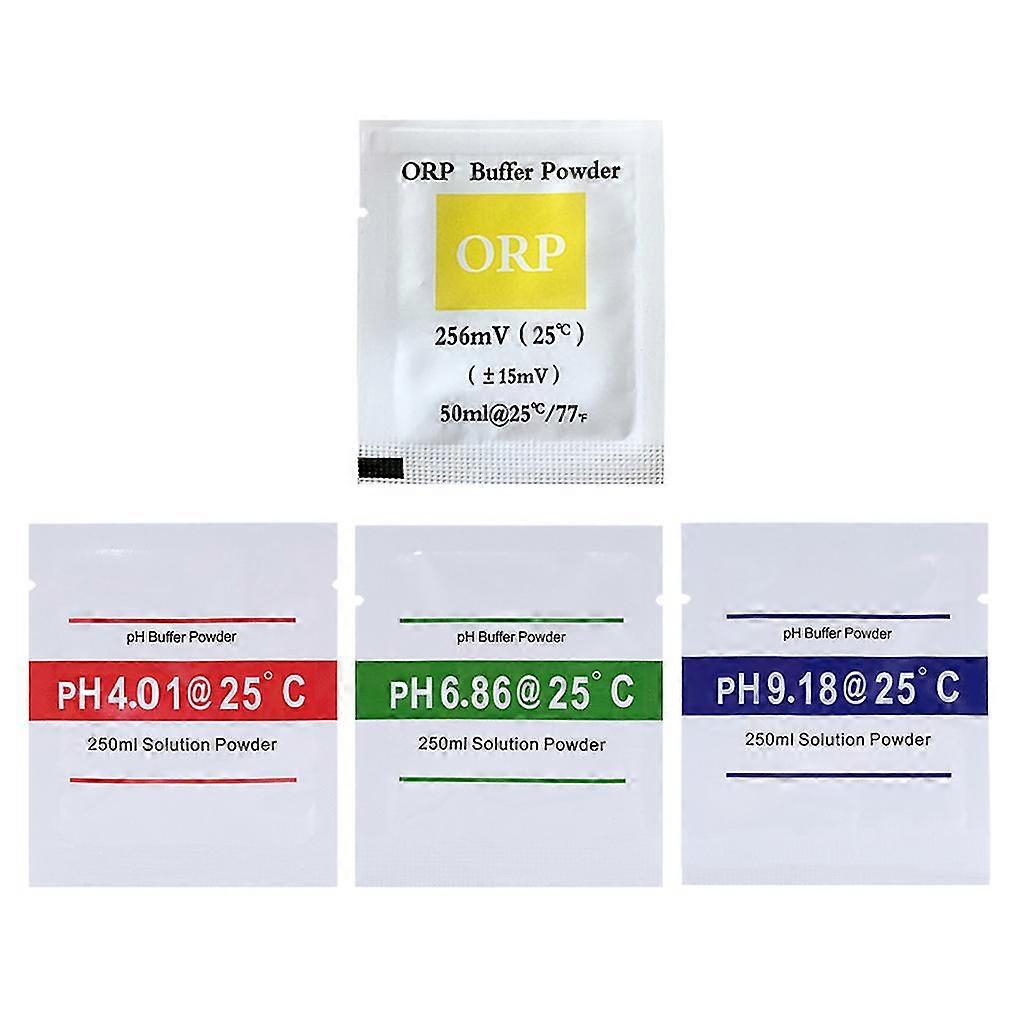 Easy & Accurate Ph Tester Calibration Powder Packets 4.01/6.86/9.18 Orp Tester Tw