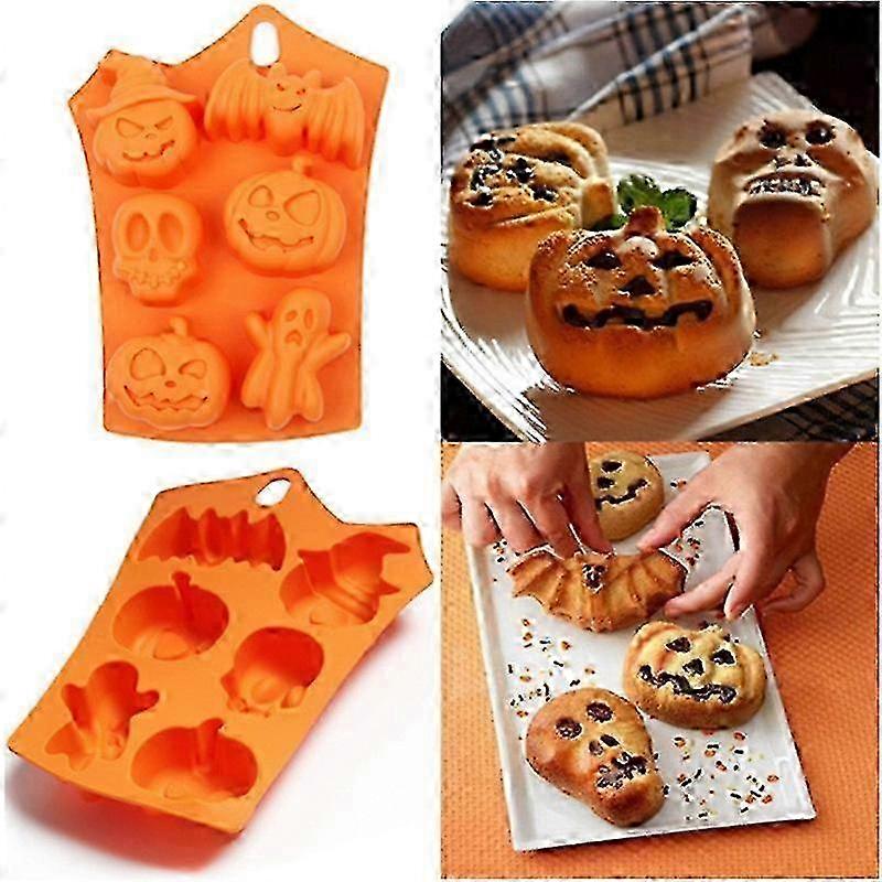 Halloween Decorations Halloween Silicone Pumpkin Cake Silicone Kitchen Bake Tools