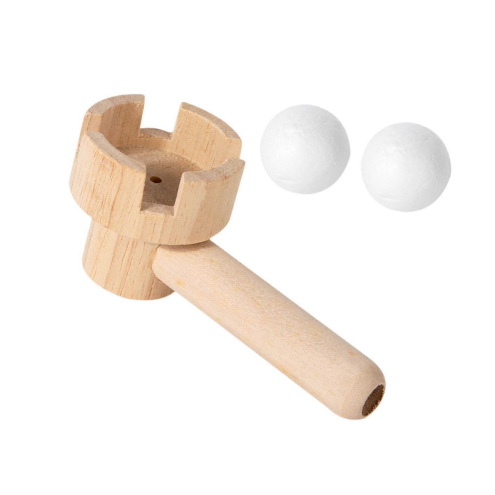 Blåsekuler Leketøy Trespill Klassisk for barn Barn Bursdag Gave trefarge