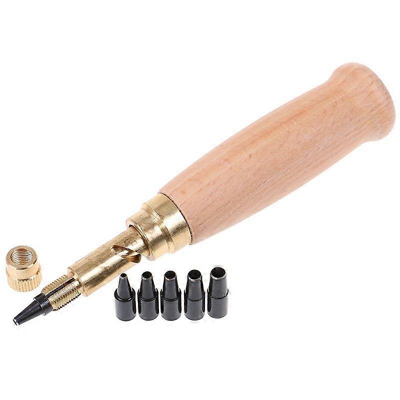 Automatic Belts Punch Replaceable Mute Rotary Punchers Leather Watch Craft Tool